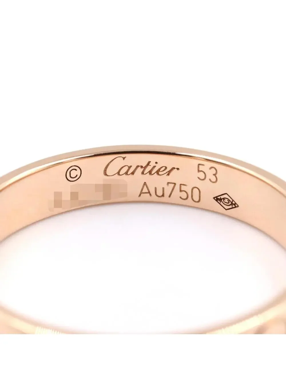 Cartier Mini Love Ring 18Krg Pink Rose #300234C14B